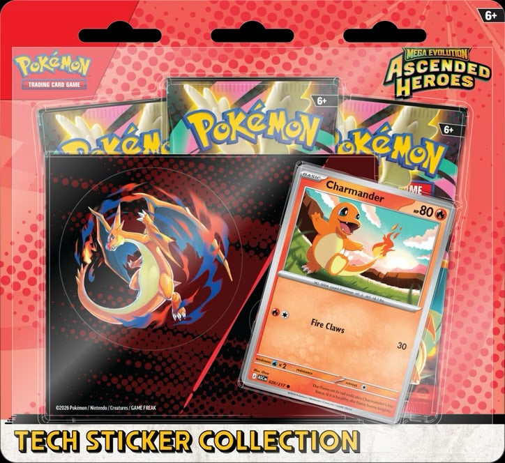 Ascended Heroes Tech Sticker Collection