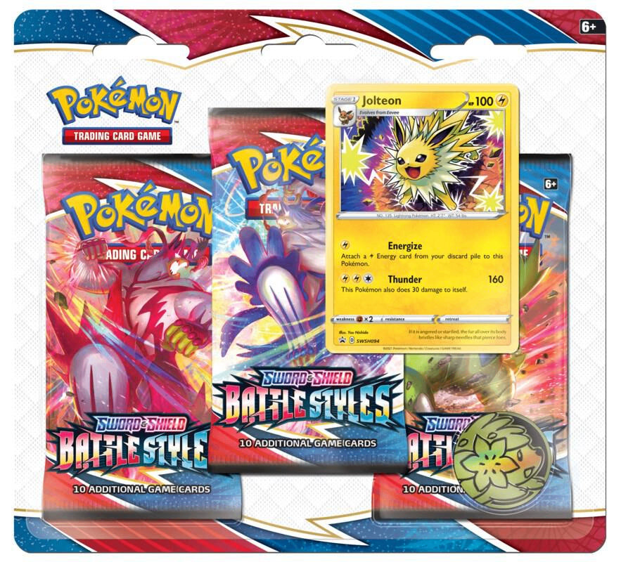 Pokémon Battle Styles 3 Pack Blister