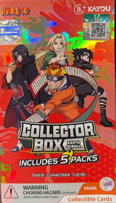 Naruto Collector Box: Earth Scroll - 5 Packs