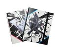 Black Bolt and White Flare Binders