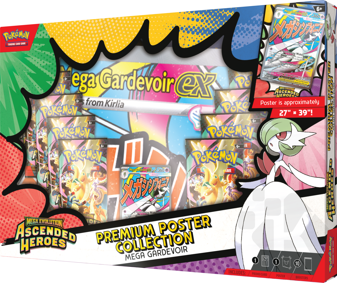 Pokemon Ascended Heroes Premium Poster Collection (Mega Gardevoir)