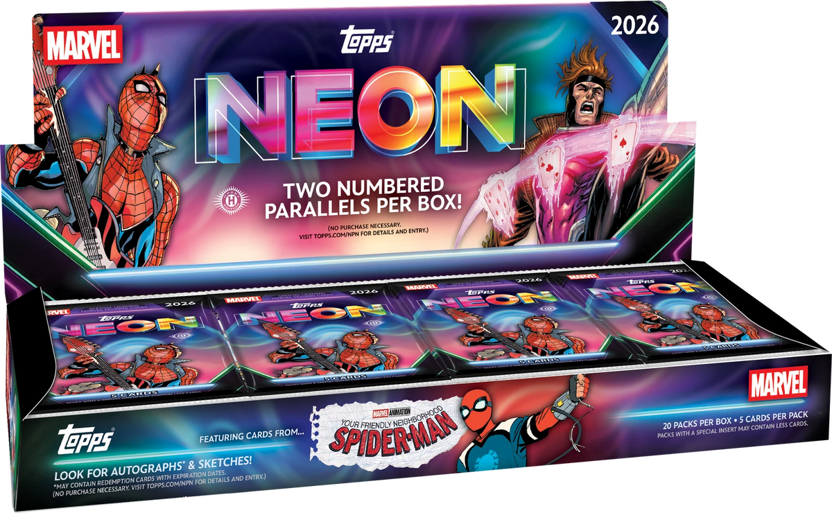 2026 TOPPS NEON MARVEL HOBBY BOX PREORDER